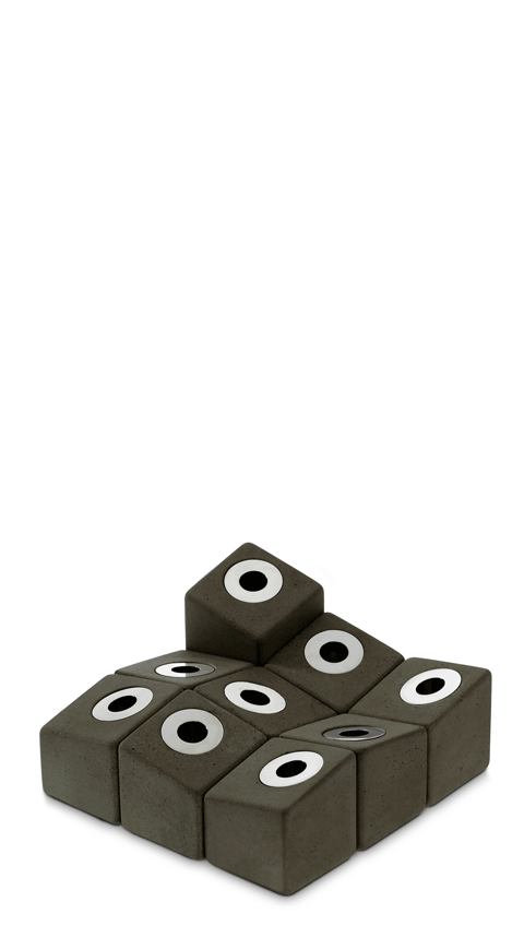 Concrete Menorah