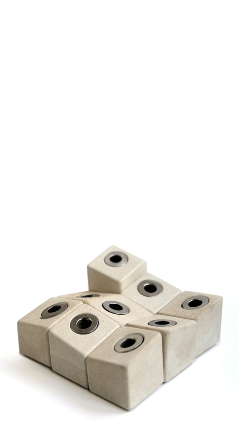 Concrete Menorah