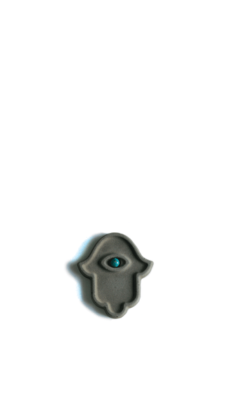 Mini Hamsa With  Green Eye